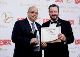 UNB won the prestigious 2016 International Diamond Prize for Quality choice