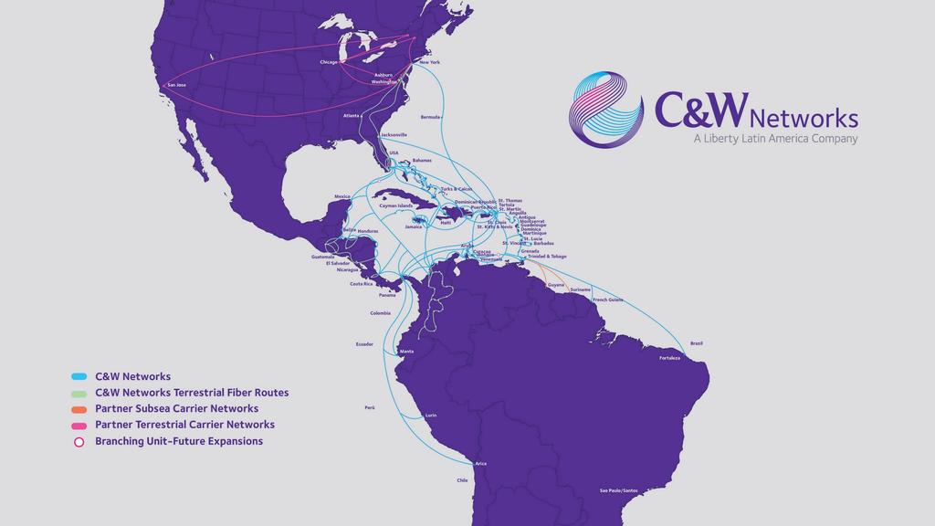 Below is a map of our sub-sea fiber network.