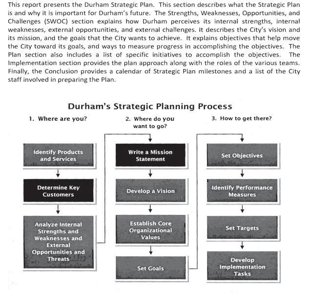#P1: Strategic Goals and Strategies The document should include a coherent statement of organization-wide, strategic goals and strategies that address long-term concerns and issues. 1.