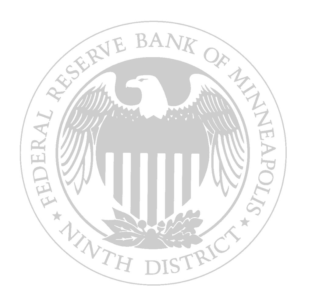 FEDERAL RESERVE BANK OF MINNEAPOLIS COMMUNITY AFFAIRS REPORT Report No.