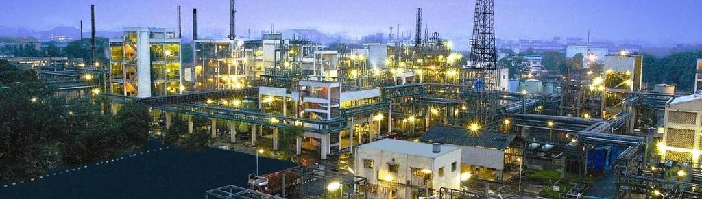 Manufacturing facilities Set up in 1976 Navi Mumbai Plant Dahej Plant Commercialized operation in March 2013 Located in Trans-Thane Creek industrial area at
