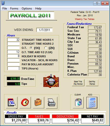 25 10 minutes is ------.16 Use your time card as a reference to enter the hours that you worked, then compare your pay stub with the payroll program results.