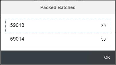 And if the item is managed by batch or serial numbers, you can click on the row of the item to see those as well. After you are done picking and packing you will hit Finish to post the transaction.