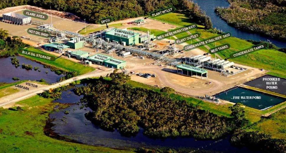 Onshore Facilities Orbost Gas Plant Existing plant with capacity of approximately 90 TJ/d connected to the Eastern Gas Pipeline (EGP) allowing access to the interconnected East Australia gas market