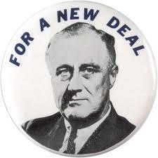 A new economic policy/philosophy- The New Deal: President Franklin D. Roosevelt IV.