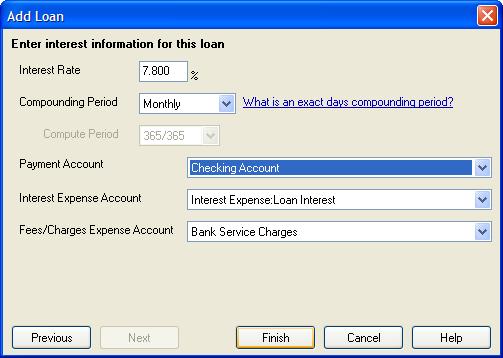Once the account is created, use the general journal to create the initial amount of the loan by transferring the amount of the loan from the lender to the asset account (in the example of the Real