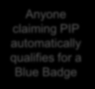 a Blue Badge If I claim Carers Allowance the