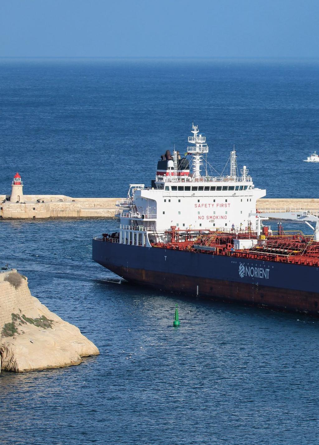 22 MANAGEMENT COMMENTARY / TANKERS Tankers NORDEN took advantage of the reasonable rates at the beginning of the year to take coverage against a gradually deteriorating tanker market.