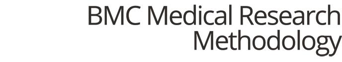 Hu et al. BMC Medical Research Methodology (2017) 17:68 DOI 10.