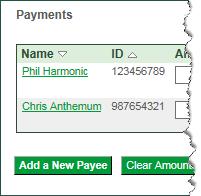 Depending on the number of transactions, the Payment Summary or Payment Detail screen displays.
