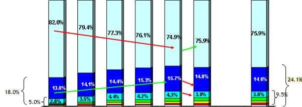 2008 CONSOLIDATED MANAGEMENT REPORT (IN THOUSAND EUROS) TAM ON03 TAM ON04 TAM ON05 TAM ON06 TAM ON07 TAM ON08 BIM ON08 Classic 82.0% 79.4% 77.30% 76.1% 74.9% 75.9% 75.90% Calcium 13.0% 14.1% 14.