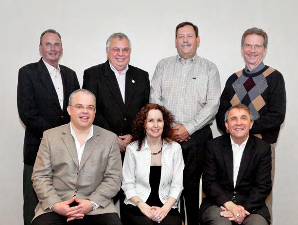 Back row: Lonnie Cole, Dave Russell, Don Hertherington, Marvin Hunt Front row: Dave Schick, Natalie Zigarlick, Ron Driedger On behalf of the British Columbia Used Oil Management Association, we would