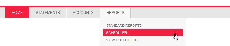 4.2 Scheduler On CentreSuite, you also have the option to schedule standard reports.