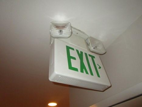 Building Interior Comp #: 326 Emergency/Exit Signs - Replace Quantity: Approx (80) Fixtures Location: Hallways, each floor History: Unknown Comments: The emergency fixtures were not tested during the