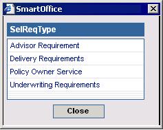 When adding underwriting information to a pending case in the PCM module, SmartOffice will use the information in the Follow-Up Requirements
