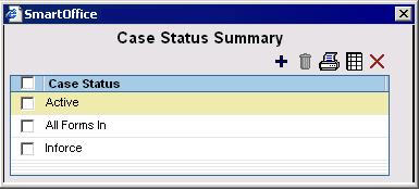 When a case status is changed to one of the listed statuses, SmartOffice will verify the Advisors Contracting, Licensing, Appointment and E&O (Error and Omissions) information (this