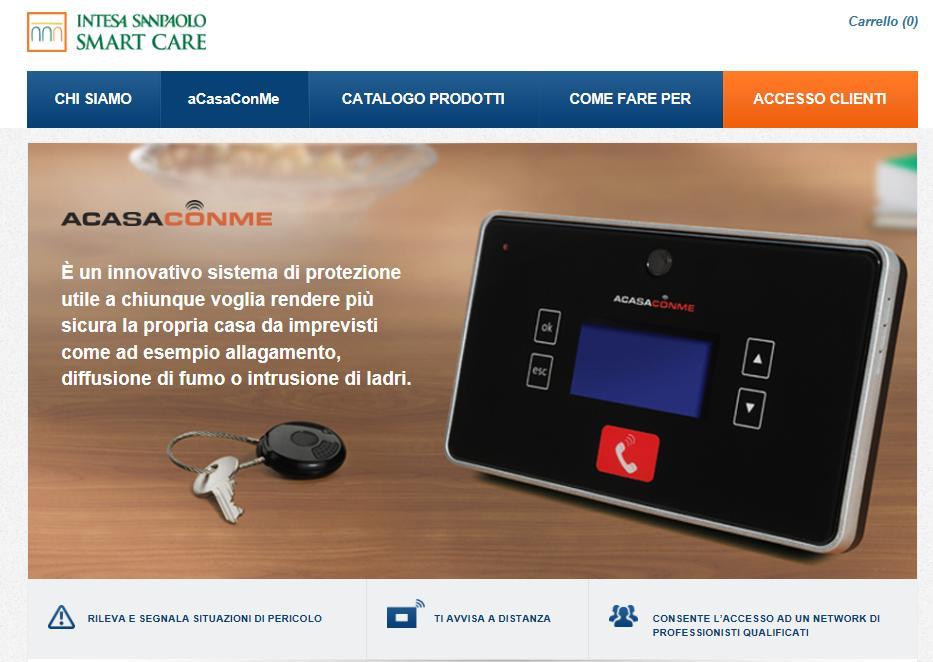 Banca Intesa : a leading insurer of things in the Italian market With the A Casa Con me product, Banca Intesa has introduced a completely Launch an innovative system new of home value proposition on