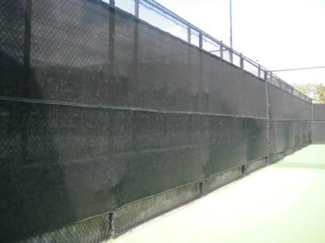 Comp #: 3209 Tennis Windscreens - Replace Quantity: Perimeters 6 courts Location: Tennis court perimeter History: Last replaced in 2012 Comments: Windscreen now appearing faded and brittle.