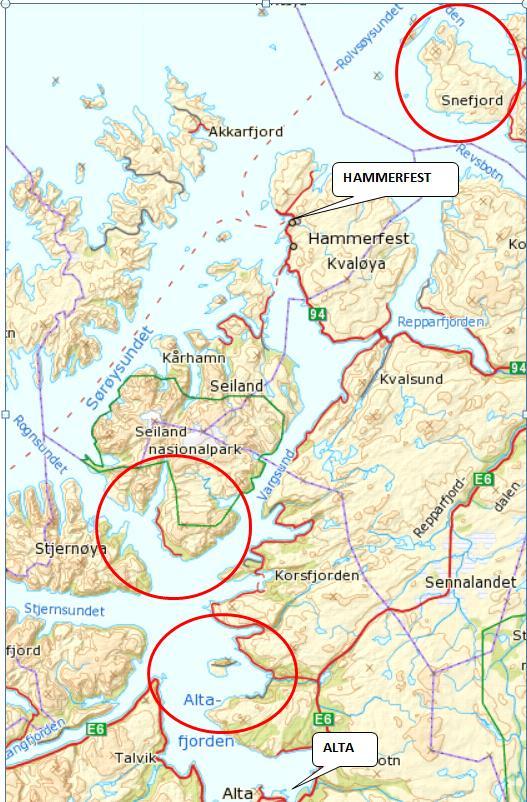 Region North NRS Finnmark Finnmark is an area nominated by the authorities for growth following new license awards and increase of MAB. At least 10 new licenses will be awarded in 2014.
