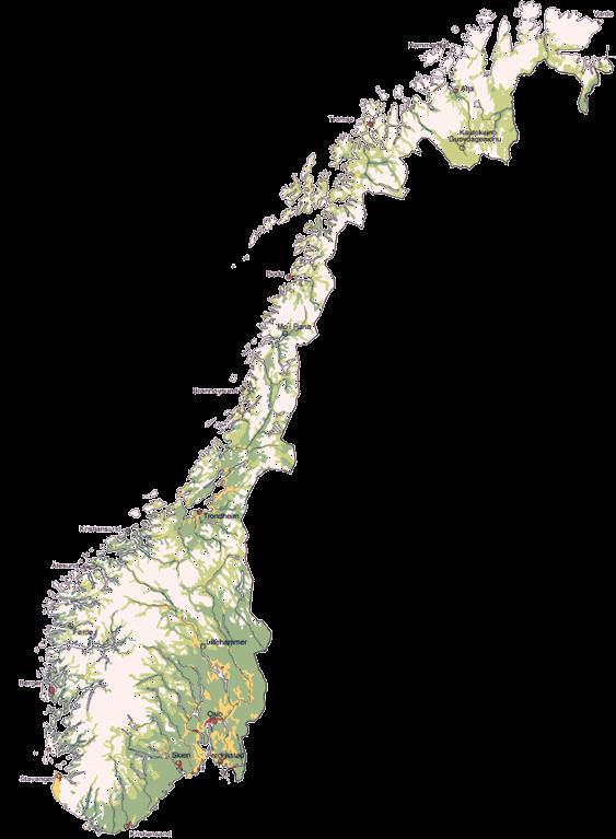 Farming operations focused in attractive regions REGION NORTH NRS Finnmark (14) Nord Senja Laks (3) Nor Seafood (2)