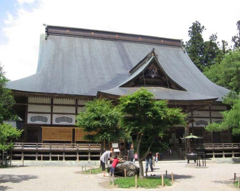 5. Technical Development (1) Received an order to renovate the main hall of Chusonji Temple to reinforce its earthquake resistance thanks to our new technologies Super wood-siding wall method"