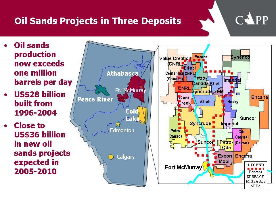 Figure 3: Alberta Hydrocarbon Resources Source: Canadian Association of Petroleum Producers Size of Alberta Oil Sands Reserves Alberta is home to the largest oil sands reserves in the world