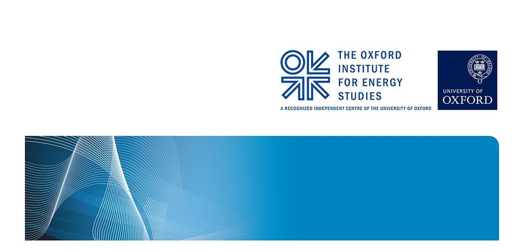 The key uncertainties behind ws about: October 2018 Oxford Institute for Energy Studies t cut agreement reached in November 2016; rise; The al oil demand; eopolitical environment.