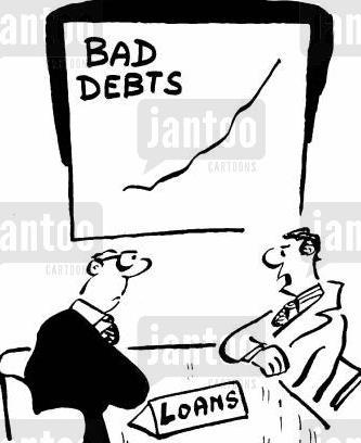 Bad Debts In reality, most businesses will not collect all money owed to it. There are some debtors who will not/cannot pay.