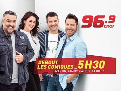 5 hours per week News agency with a presence in more than 50 cities in Québec 10 regional radio stations were acquired on November 26, 2018 9 radio stations are located in the province of Quebec and