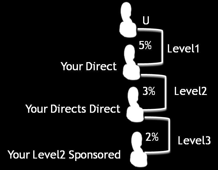 15 Level Working Income You Your Direct Your level 1