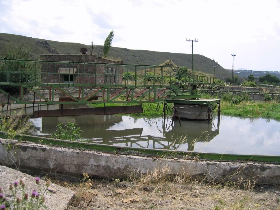 Defunct wastewater treatment plant,