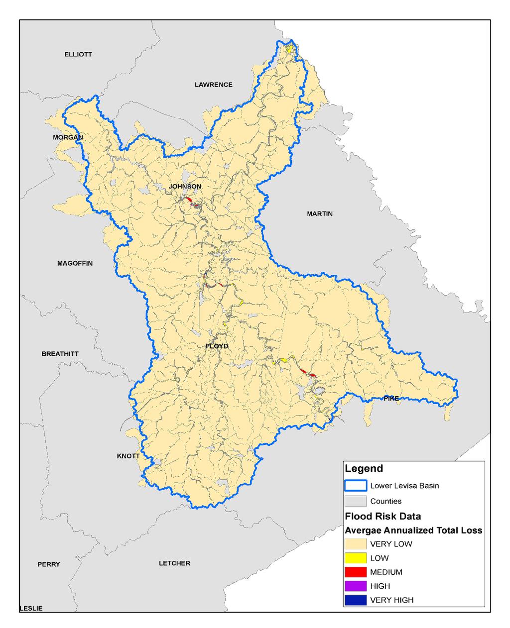 Flood Risk Assessment Datasets Flood Risk Assessment Data 2010 HAZUS Average
