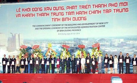 1 LATEST NEWS VSIP Binh Duong received nearly US$600 million in FDI February 20, 2014 marked the inauguration of the Binh Duong Province Integrated Administration Centre at the Binh Duong New City