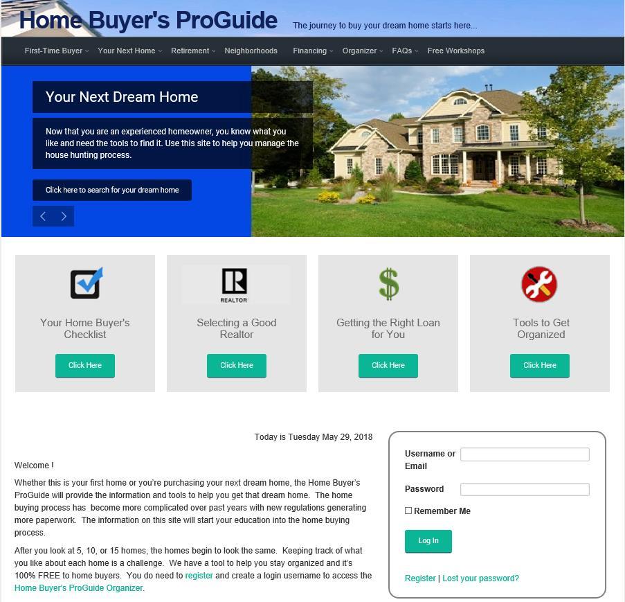 Home Buyer s ProGuide WEBSITE First-Time Buyer Your Next Home