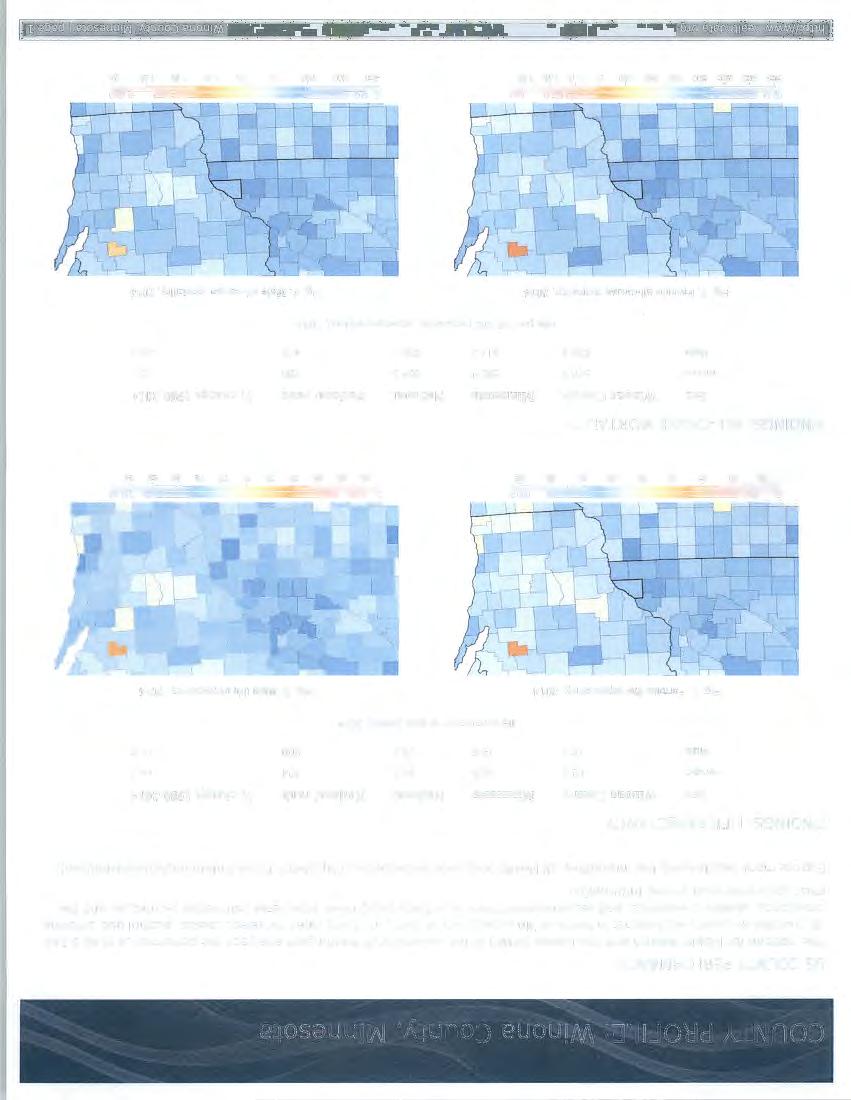 US COUNTY PERFORMANCE The Institute for Health Metrics and Evaluation (IHME) at the University of Washington analyzed the performance of all 3,142 US counties or county-equivalents in terms