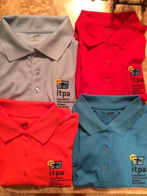 Page 4 ITPA Shirts for Sale Colors: Red, Orange, Light Blue, Blue Sizes Medium to XXL in both Men s and Women s $20