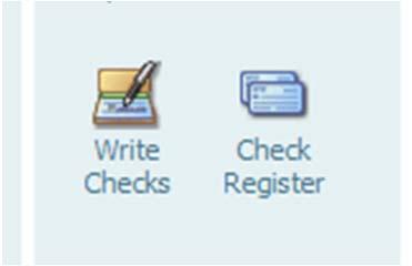 QuickBooks Basics Write Checks One method for entering reductions to your checking account is to choose