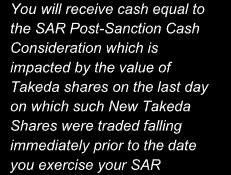 These SARs (including those that vest on Court Sanction) will remain exercisable until the end of the applicable 60 day / 12 month exercise period (subject to any earlier lapse date), so you may