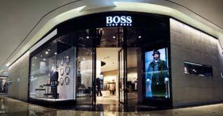 Own retail store base continues to grow BOSS Black Shop //