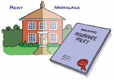 Home buildings insurance pays for things like walls,