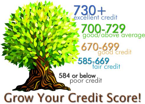 Credit Score a numerical rating that represents a person s level of creditworthiness Range