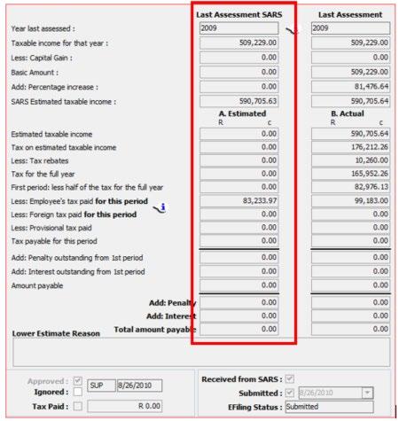 After downloading/requested provisional tax returns from the SARS efiling website into TaxWare, you can go and create/prepare the actual provisional tax return in TaxWare: From the menu, select