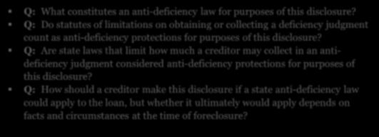 38(p)(3); Guide to Forms Section 3.6.2 Q: What constitutes an anti-deficiency law for purposes of this disclosure?