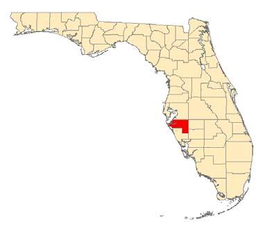 1. County Overview Geography and Jurisdictions Manatee County is located along the Gulf of Mexico in the western portion of the central Florida peninsula. It covers a total of 982.