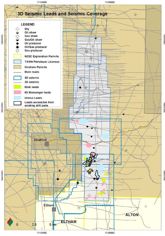 Upstream Assets Exploration Leads Preliminary assessment of leads NZEC technical team has reviewed well logs and 3D seismic data covering ~50% of Petroleum Licenses Integrating Origin data into NZEC