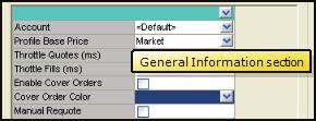 Chapter 1 General Information Section Use the General Information section to configure the parameters listed below.
