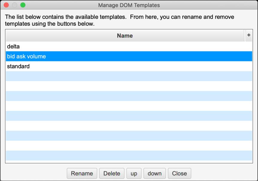 7.3.3 Applying Templates A template can be applied to the DOM panel with 2