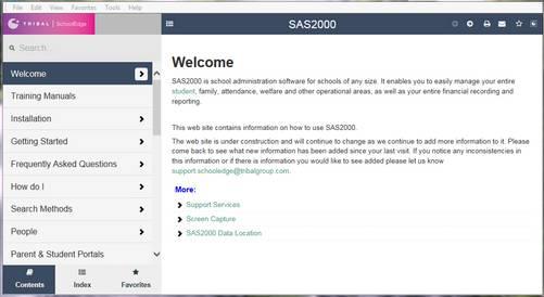 Online Documentation Introduction Information on using SAS2000 is available online from our web site. You can access the online documentation from a link in SAS2000.
