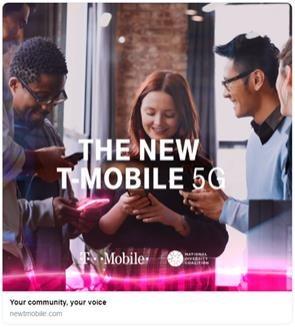 Tweet: Together, T-Mobile and Sprint are creating a more inclusive 5G future.