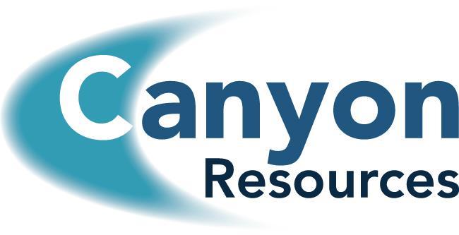 Canyon Resources Limited ABN 13 140 087